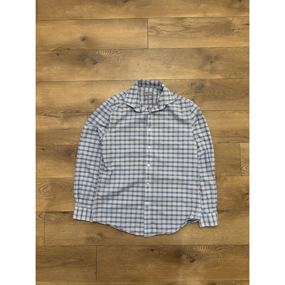 Men's Michael Kors Slim Fit Stretch Button Up Dress Shirt Size 15 32/33